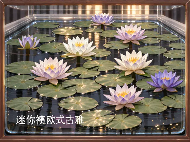 迷你睡莲欧式古典风底床基质配置指南，打造高颜值水景
