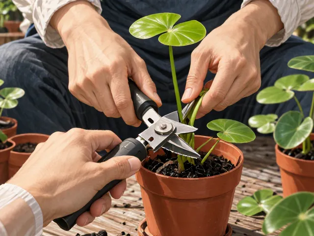迷你睡莲塑料盆修剪指南，如何科学修剪植物促开花