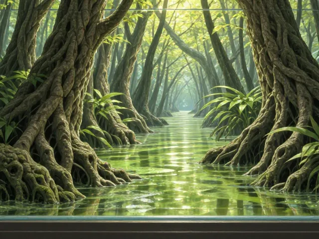 水榕造景避坑，微景观盒如何根除绿斑藻？
