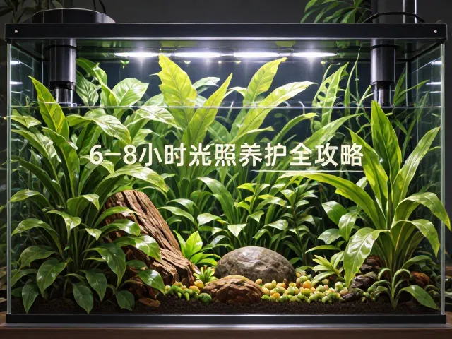 水榕造景搭配智能控制缸，6-8小时光照养护全攻略