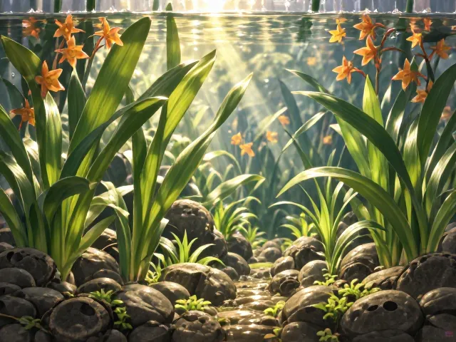 小水榕与水兰养护，避强光防褐藻，新手必看水草造景指南