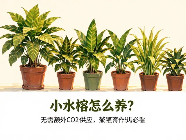 小水榕怎么养?无需额外CO2供应,繁殖方式多样新手必看