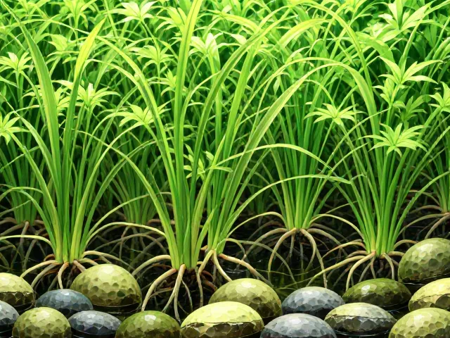 小水榕根系发达耐低光照,新手造景必备水草