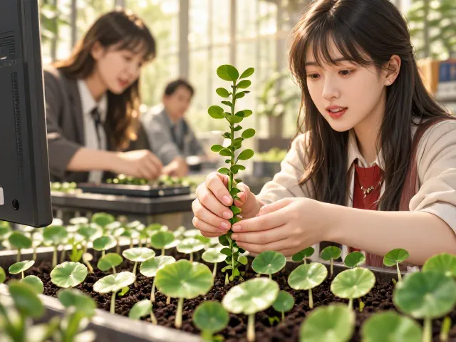 铜钱草种子播种教程，办公一族必备，3步爆盆指南
