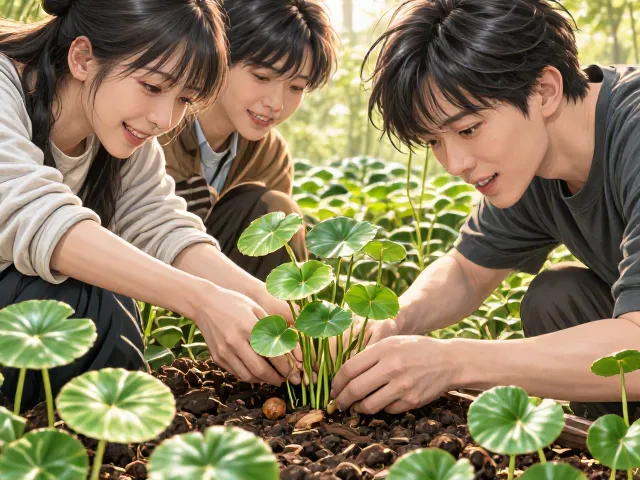 铜钱草移栽定植技巧,掌握这3点,生长迅速爆盆