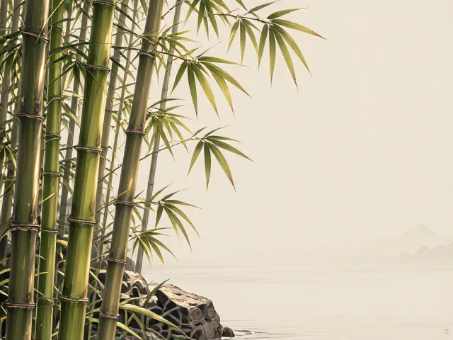 日式枯山水搭配富贵竹,高颜值装饰性绿植推荐