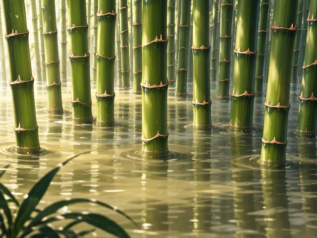 富贵竹水质浑浊怎么办?定期换水技巧,养出翠绿好状态