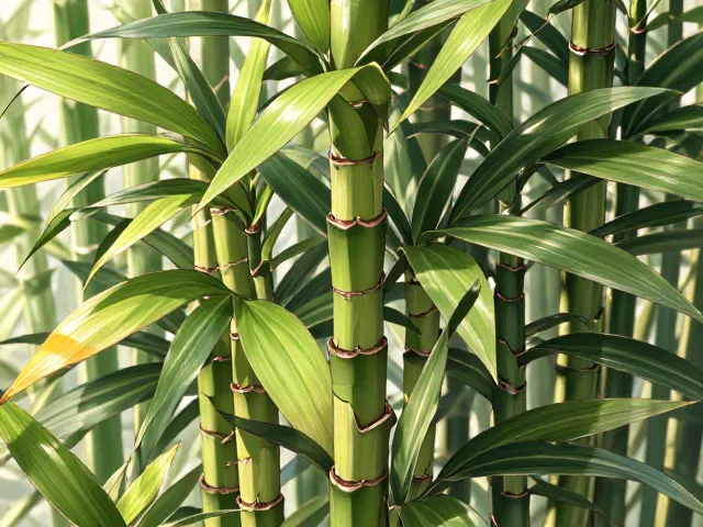 富贵竹养殖指南,明亮间接光,清洁无虫扰,叶片油绿不黄叶