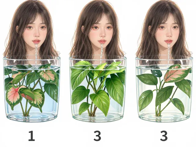 绿萝水培转水技巧，彩叶芋也能水培？3步教你轻松转水培