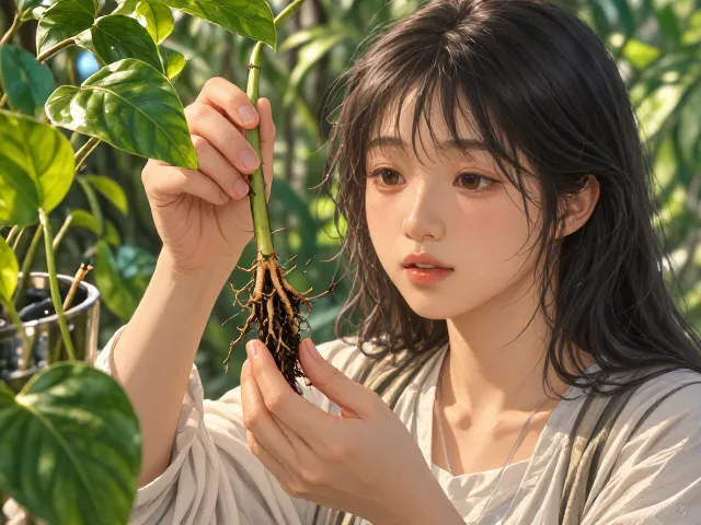 绿萝水培烂根怎么救?夏季降温技巧,清理烂根教程
