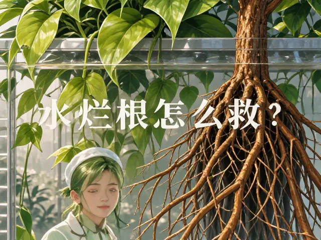 绿萝水培烂根怎么救?夏季降温技巧,清理烂根教程