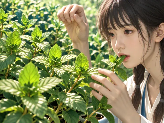 薄荷水培加营养液,鲜叶入菜超香!