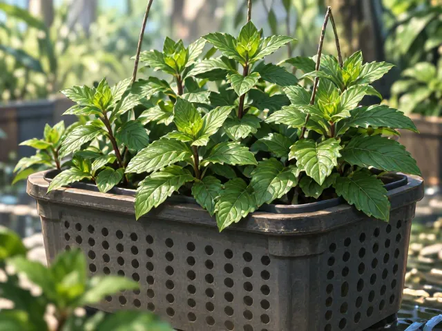 薄荷水培定植篮怎么选?水生花卉养护避坑指南