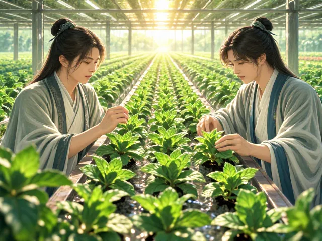 薄荷水培无土栽培技术，打造高品质茶饮原料