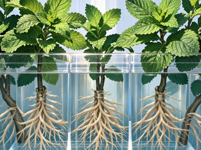薄荷水培冬季防冻指南,观叶植物安全越冬技巧
