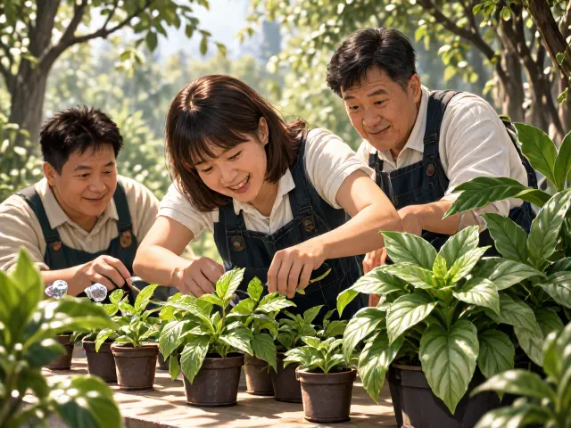薄荷水培冬季防冻指南,观叶植物安全越冬技巧