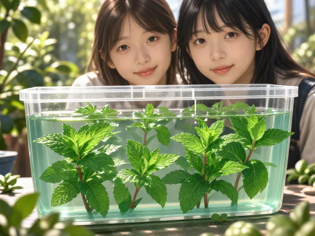 薄荷水培防藻指南,专用水培盒避坑技巧