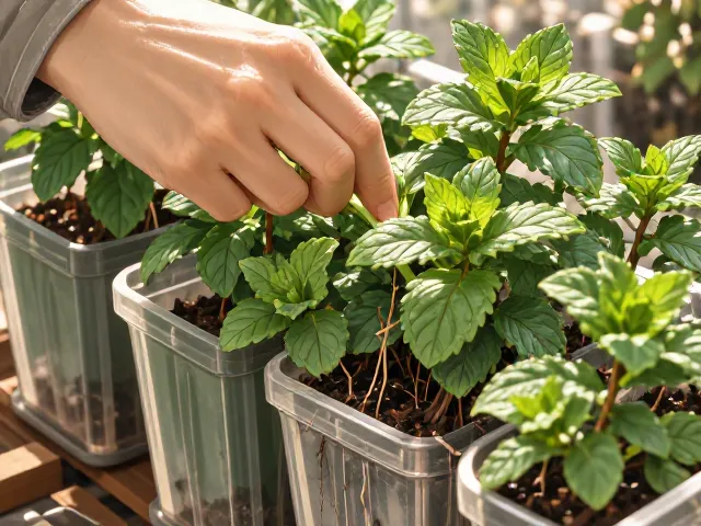 薄荷水培定植篮技巧，如何避免温差过大导致烂根