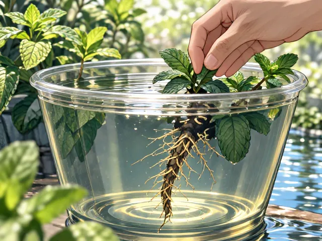 薄荷水培定植篮技巧，如何避免温差过大导致烂根