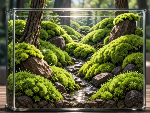DIY苔藓玻璃瓶景材料包,新手入门教程与创意微景观制作指南