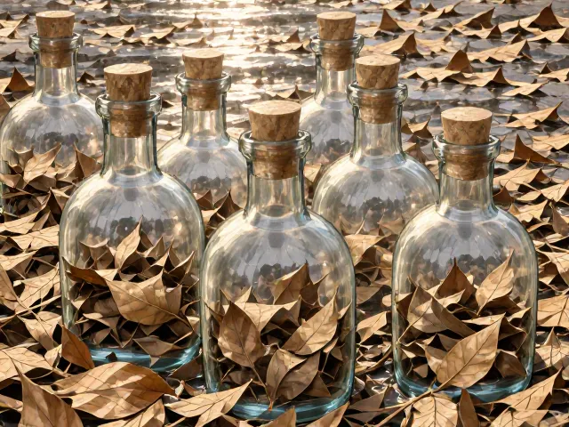 玻璃瓶景枯叶堆积浇水过多?3步急救指南,让景观重现生机