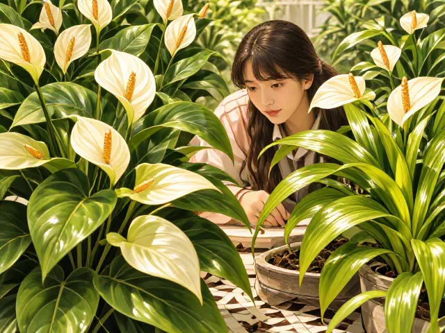 白掌水培与吊兰繁殖容易，新手必学的室内绿植养护指南