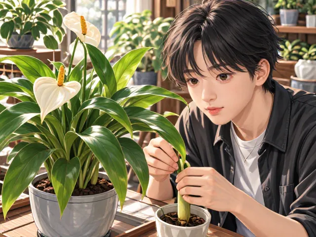 白掌水培与吊兰繁殖容易，新手必学的室内绿植养护指南