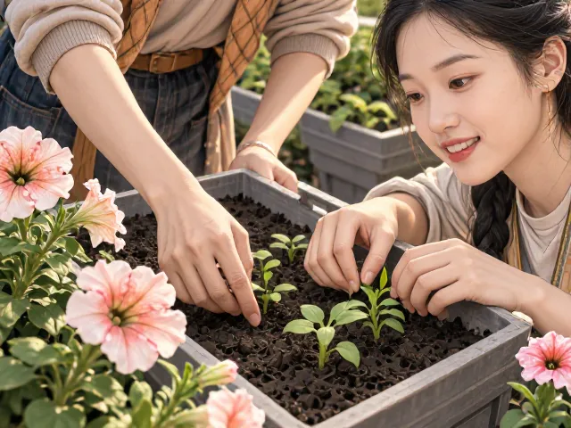 矮牵牛春播秋播指南,及时摘除残花促爆花