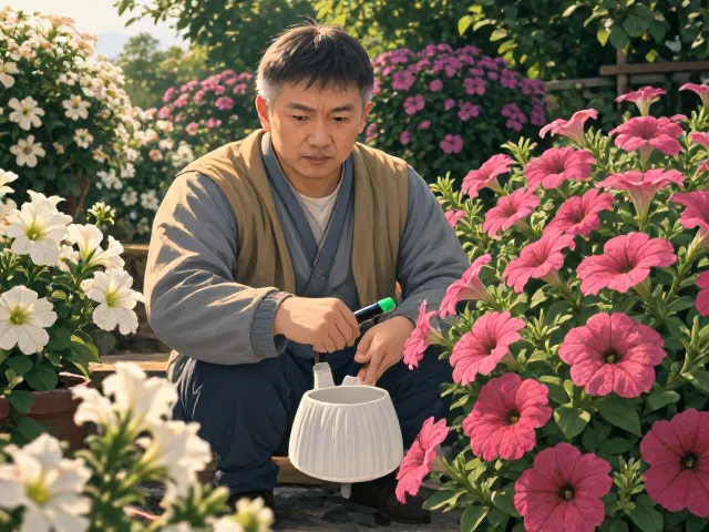 矮牵牛薄肥勤施,庭院点缀更出彩