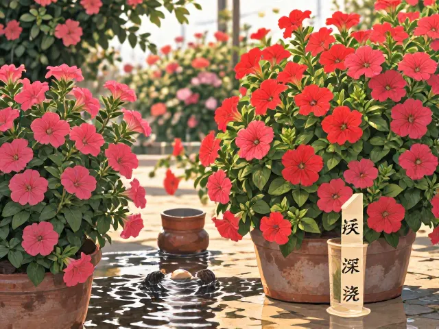 矮牵牛凤仙花高温季怎么浇水?掌握技巧让花开爆盆