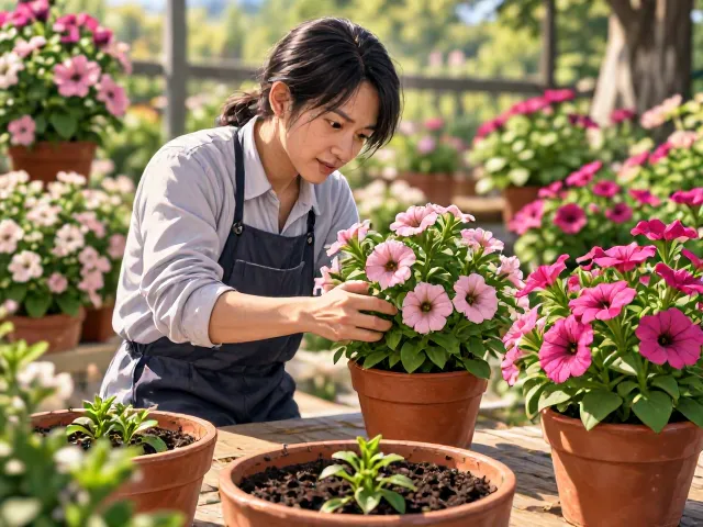 矮牵牛直播还是育苗移栽?盆栽观赏新手必看技巧