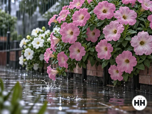 矮牵牛雨季注意排水,薄肥勤施促花开