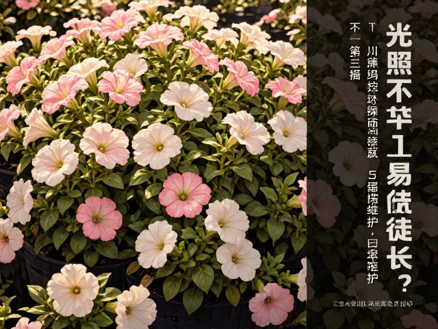 矮牵牛光照不足易徒长？直播或育苗移栽，3招控型爆盆