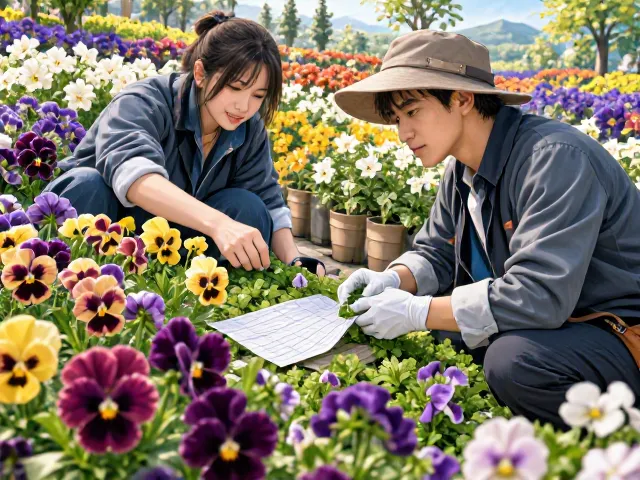三色堇跨年度养护，间苗技巧与花期延长指南