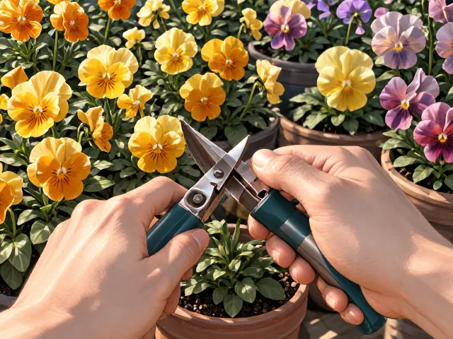 三色堇怎么养？及时修剪残花促爆盆，新手必看养护技巧