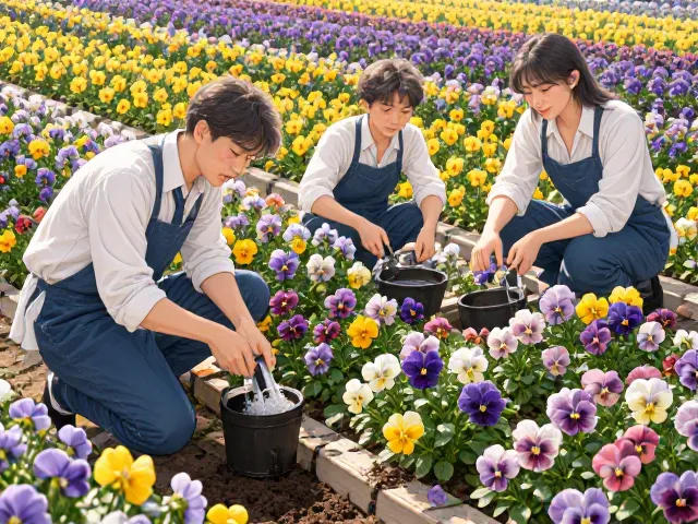 三色堇春季追肥促花，预防白粉病全攻略