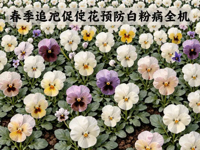 三色堇春季追肥促花，预防白粉病全攻略