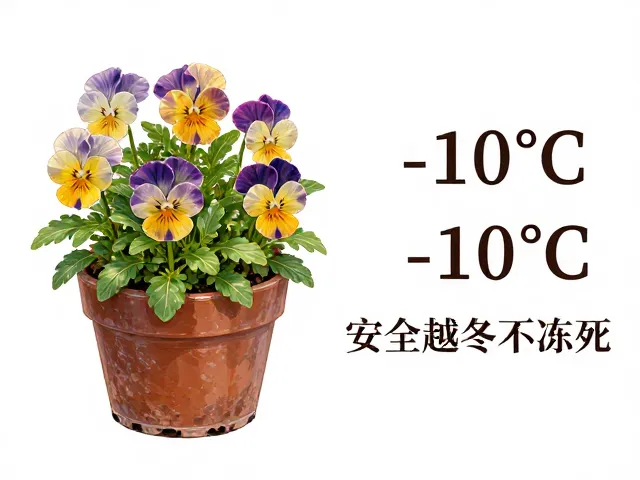 三色堇盆栽幼苗耐寒吗？-10℃至5℃养护指南，安全越冬不冻死