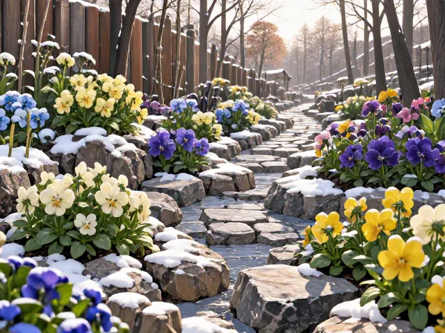 三色堇耐寒温度-10℃至5℃?岩石园种植指南