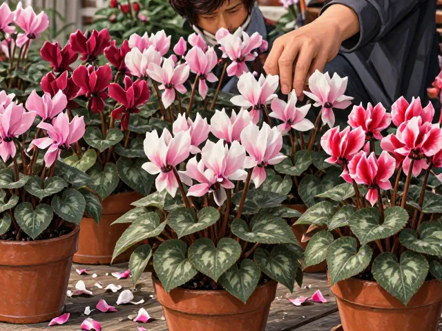 仙客来花期集中怎么养？盆栽观赏技巧全解析