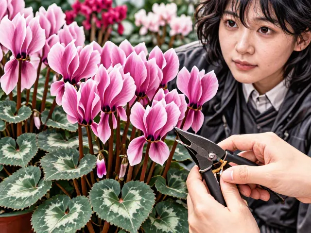 仙客来盛花期如何修剪促花？掌握这3招，花开爆盆