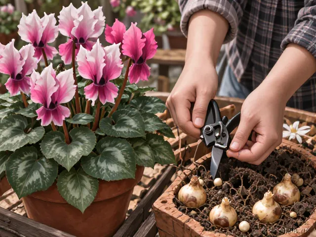 仙客来盛花期如何修剪促花？掌握这3招，花开爆盆