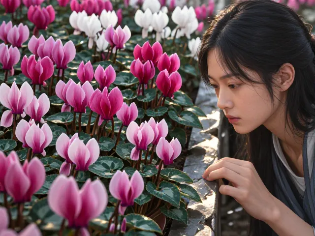 仙客来庭院地被种植指南，盛花期养护技巧与爆盆秘籍