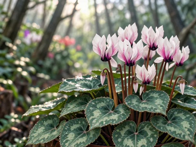仙客来花芽分化难?掌握报春花科养护秘籍,促花爆盆