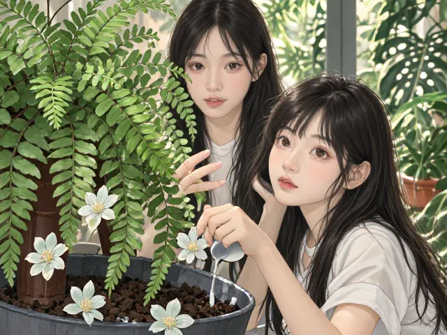 玉簪与铁线蕨，耐阴性强的室内观叶植物推荐