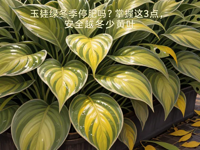 玉簪绿萝冬季停肥吗?掌握这3点,安全越冬少黄叶