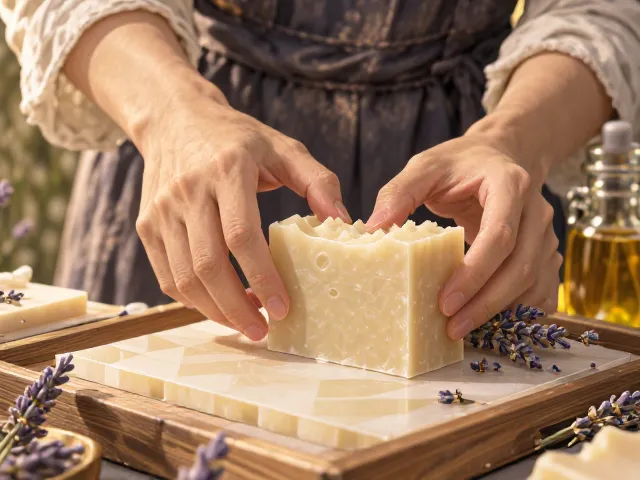 薰衣草手工皂制作教程,基底油选择与DIY步骤详解