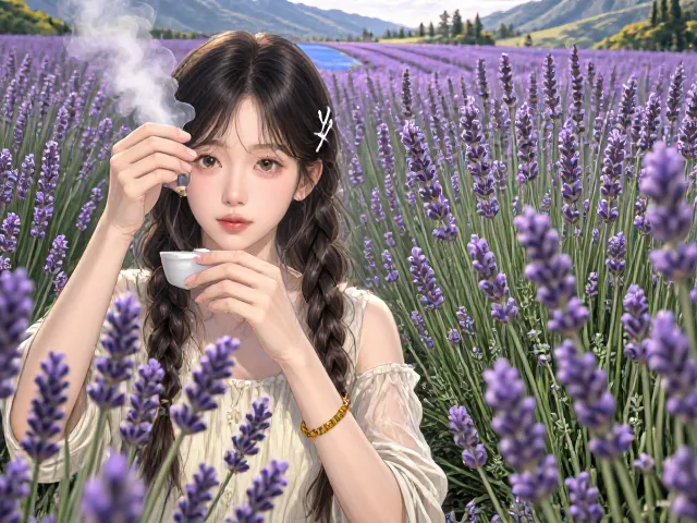 薰衣草叶片常具腺点,蒸馏提取精油的科学原理与价值