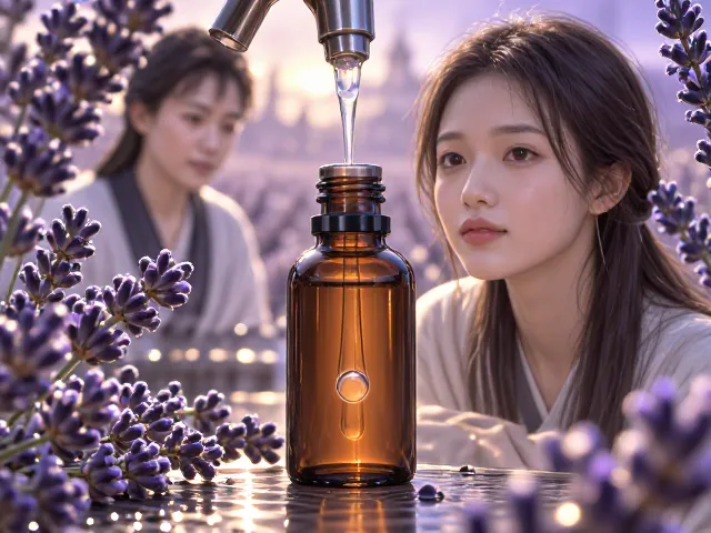 清晨露水干后薰衣草萃取，揭秘天然护肤精华的纯净奥秘