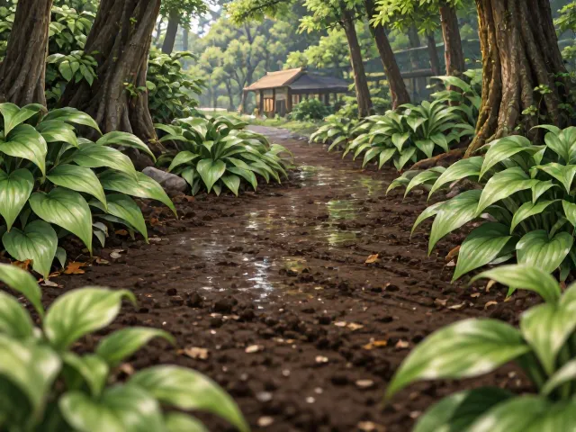 日本庭院玉簪种植指南，富含有机质土壤打造阴生景观